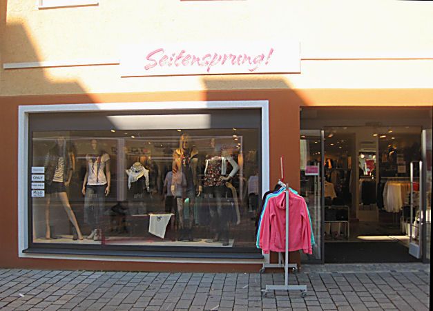 Seitensprung in Weilheim - interessanter Name für ein Bekleidungs- Geschäft :-)