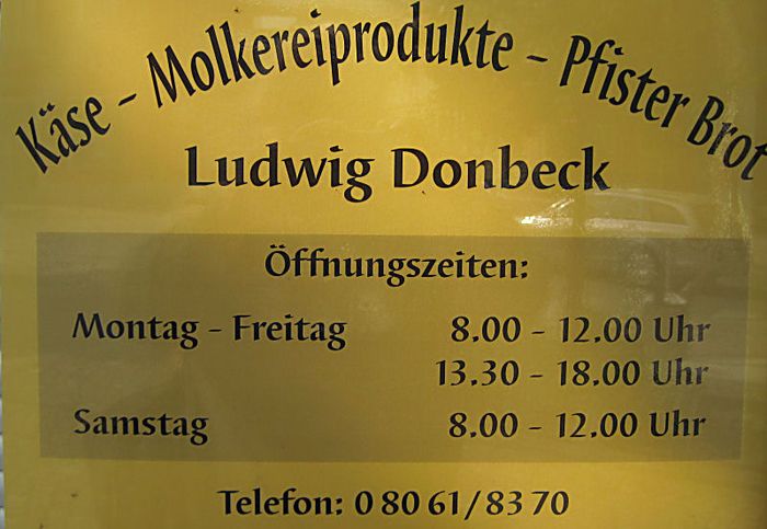 Donbeck Milch- und Molkereiprodukte Ludwig