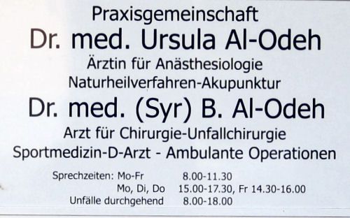 Nutzerbilder Al-Odeh Bassam Dr.med. u. Al-Odeh Ursula Dr. Ärzte für Unfallchirurgie