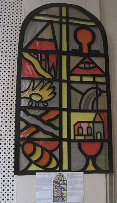 Kirchenfensterbild - Psalm23 in der Christuskirche Wanne