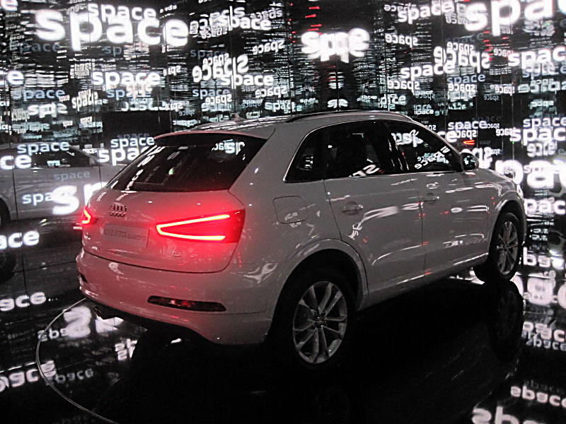 tolle Lichtspiele im Audi Qube