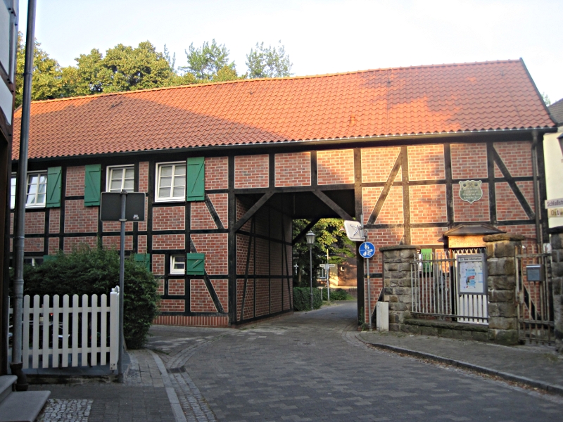 Altes Dorf Westerholt Stadttor von innen