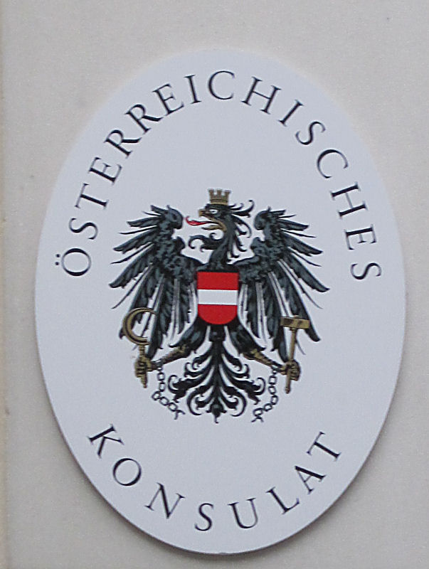 Auch das österreichische Konsulat befindet sich auf der Kö