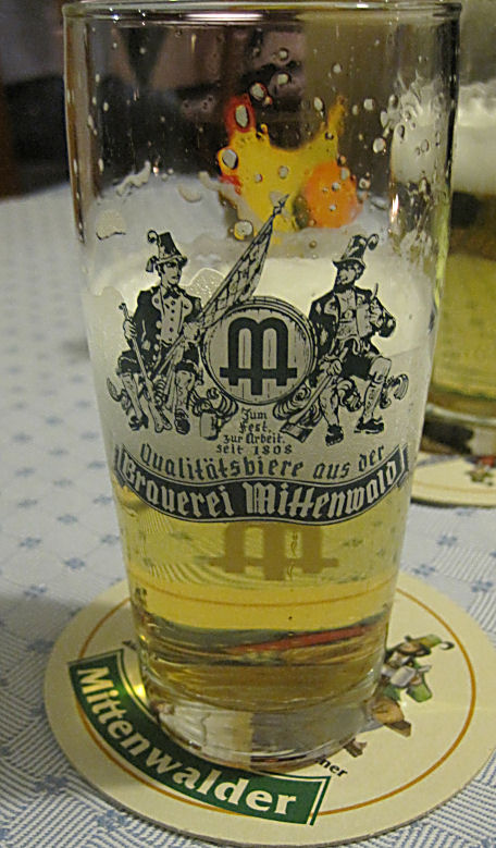Bier von der höchst liegenden Privatbrauerei Deutschlands
