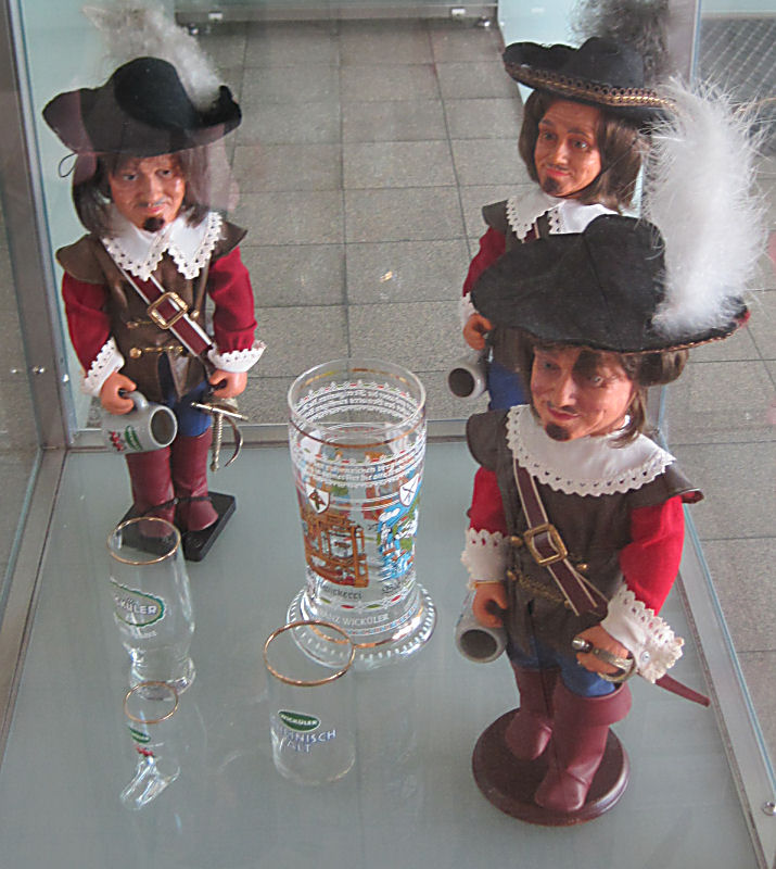 Brauerei-Museum Dortmund - auch die 3 Musketiere trinken DAB?