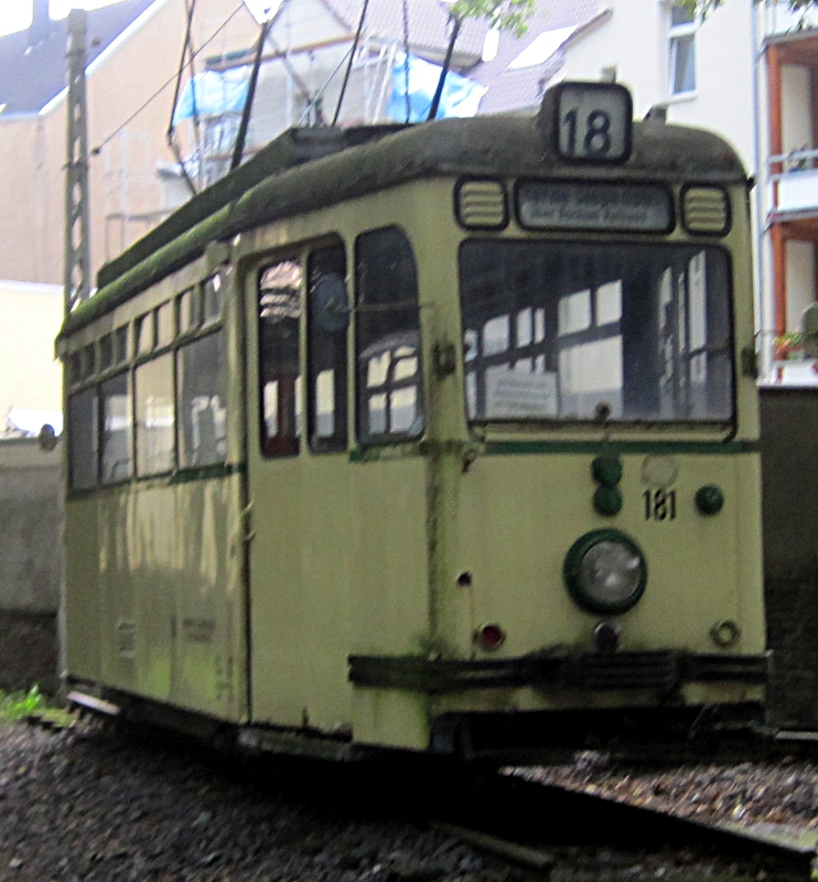 alte Straßenbahn der BOGESTRA