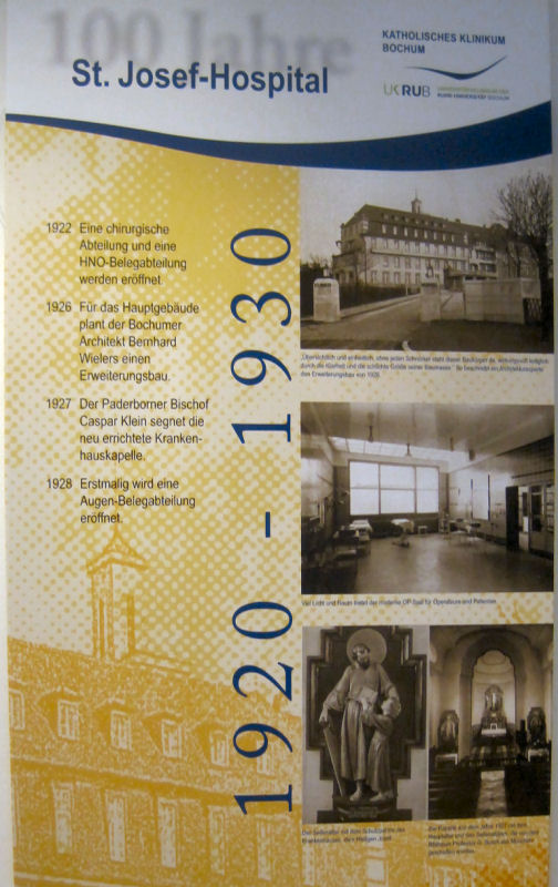 100 Jahre St. Josef-Hospital  Bochum