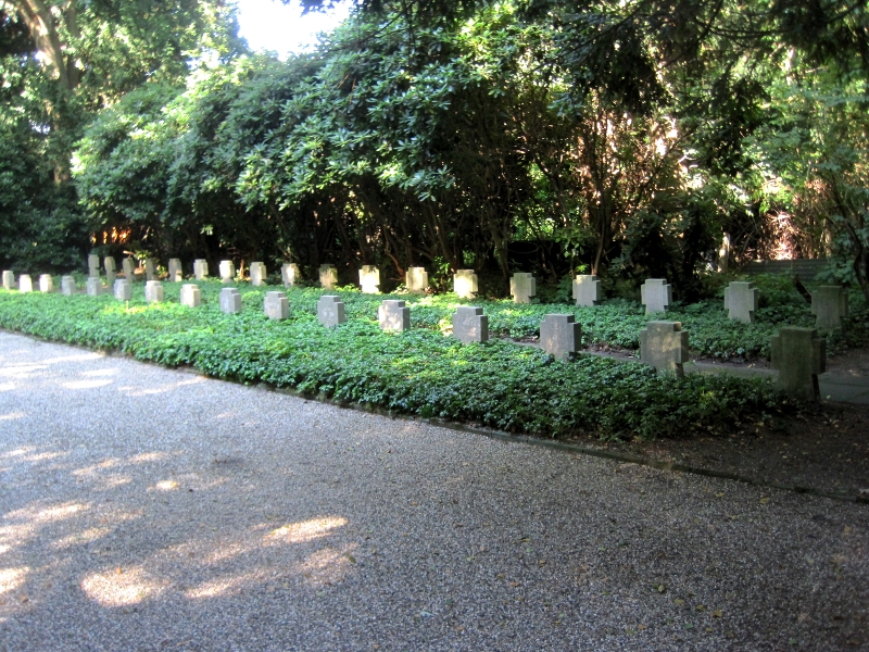 Waldfriedhof Wanne-Eickel - deutsche Kriegsgräber Stääte