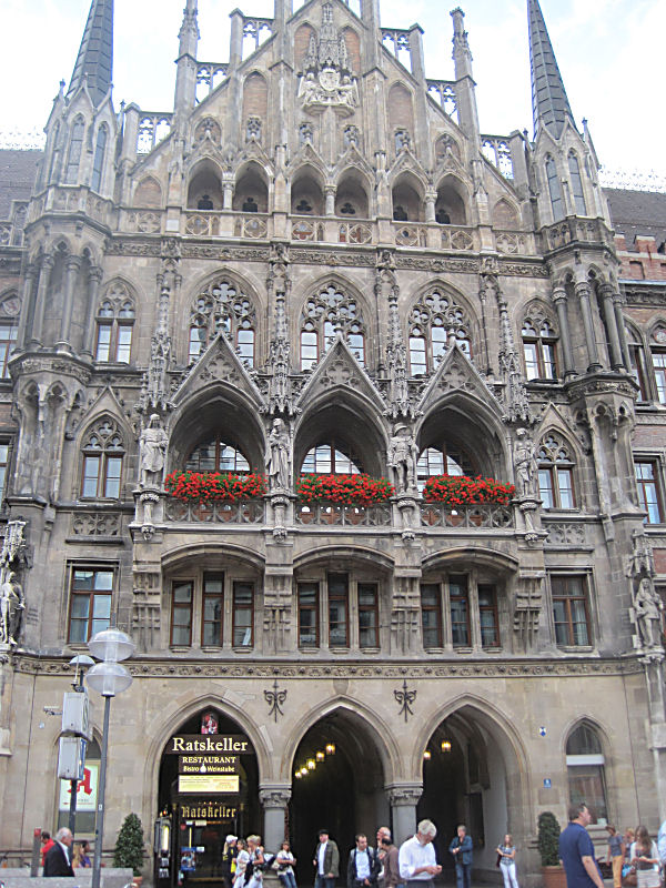 Das neue Rathaus in München