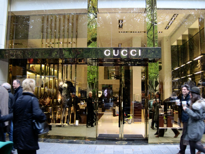 Gucci auf der Königsallee