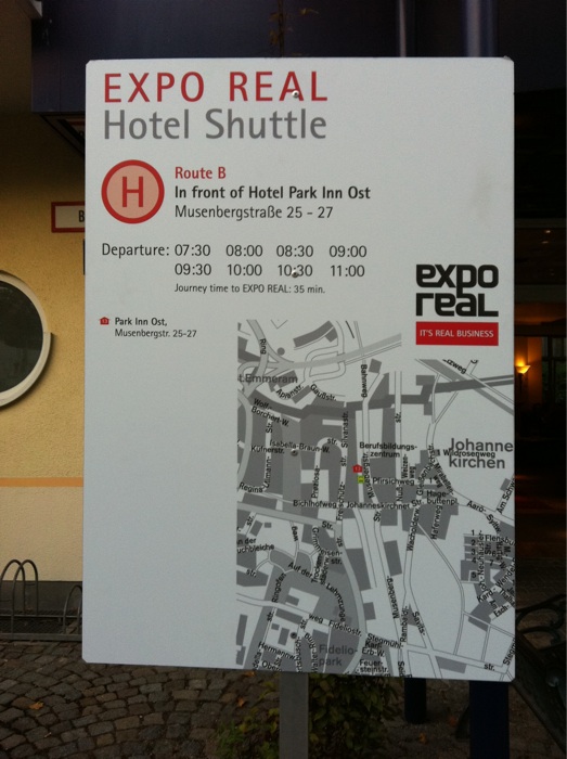 Shuttle Bus zur Messe