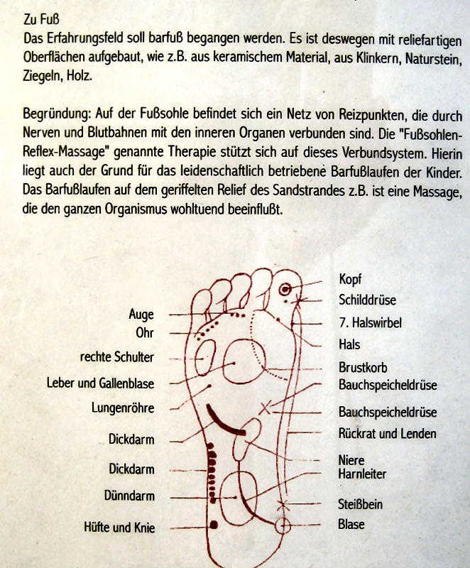 Phänomania Erfahrungsfeld - Barfuß über verschiedene Materialien