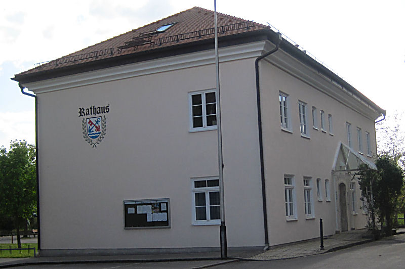 Das Rathaus in Übersee im Chiemgau