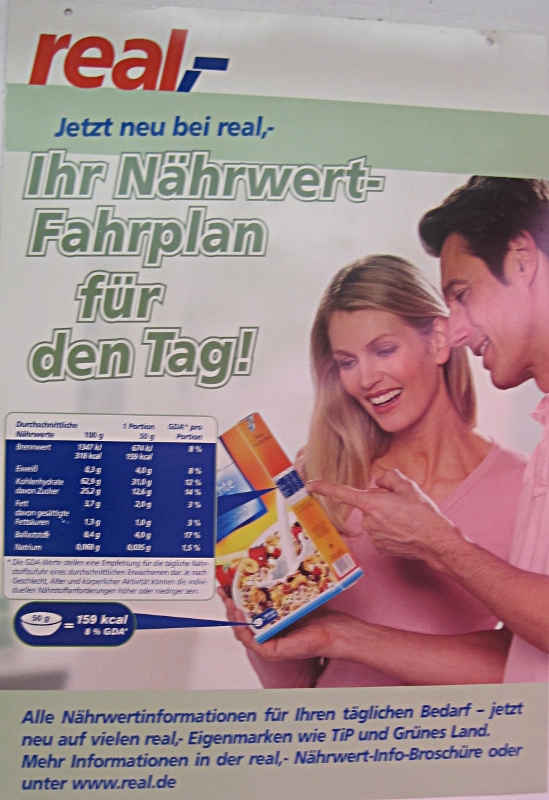 Nährwert Fahrplan