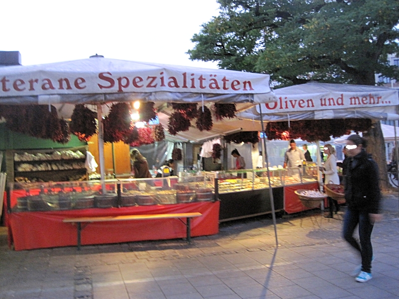 auf dem Viktualienmarkt