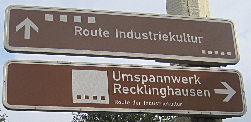 Wegweiser Route der Industriekultur: Umspannwerk Recklinghausen