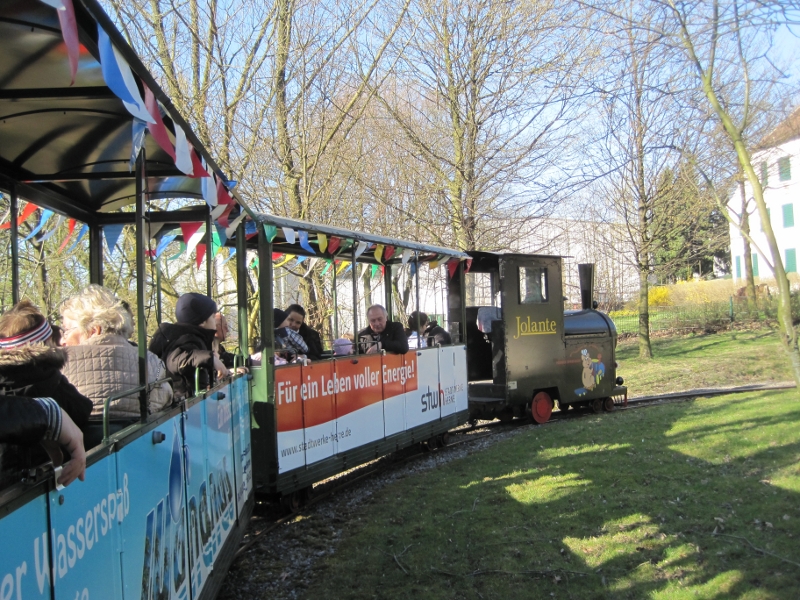 Jolante, die kleine Eisenbahn im Park