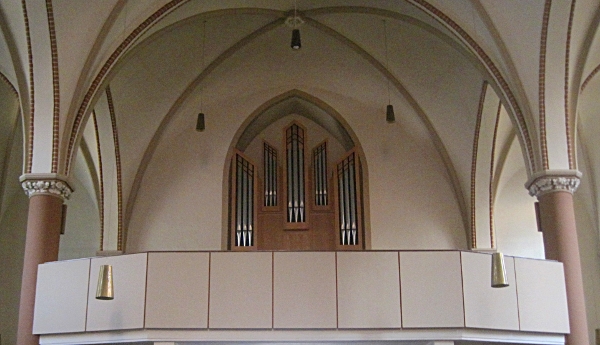 Christuskirche - Wanne, Orgelempore