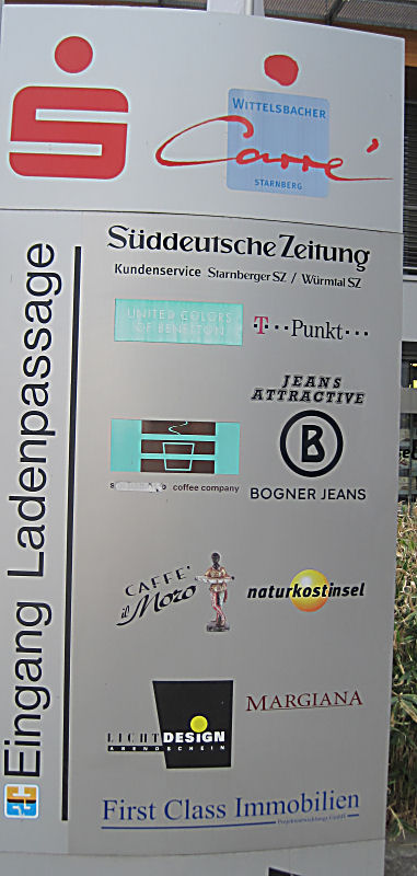 Sparkasse mit EC Automat im Wittelsbacher Careé