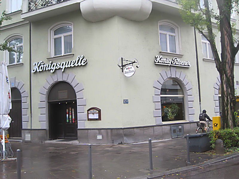 Die Duisburger König-Brauerei ist auch in München vertreten