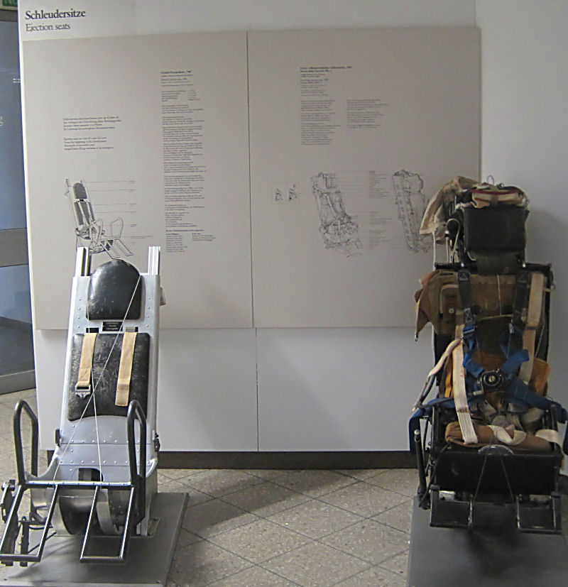 Deutsches Museum: Flugzeuge - Schleudersitze