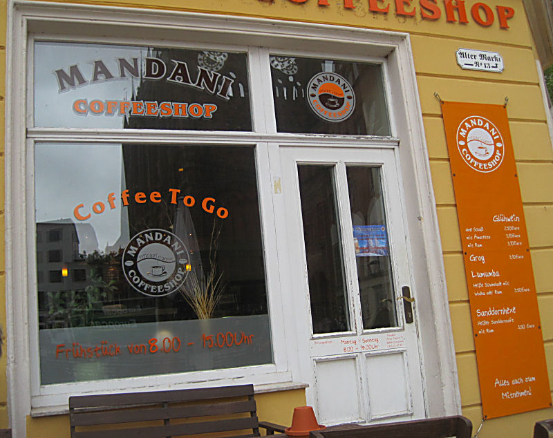 Coffeeshop Mandani am alten Markt