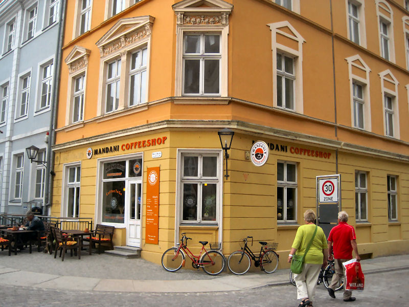 Mandani Coffeeshop am alten Markt Stralsund