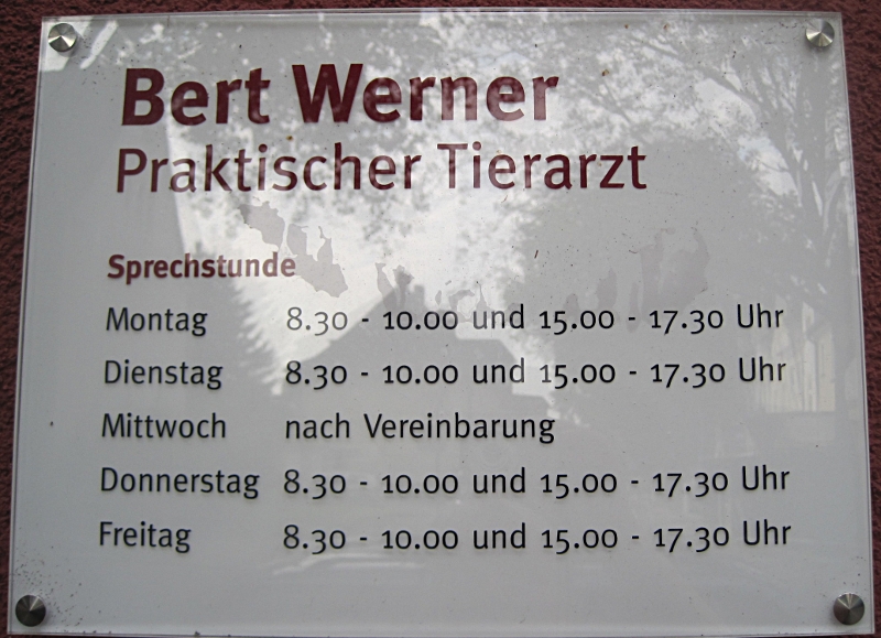 Tierazt Bert Werner