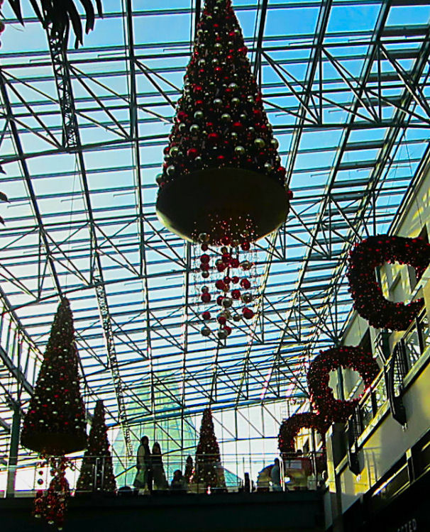 Das Centro zur Weihnachtszeit - hübsche geschmückt