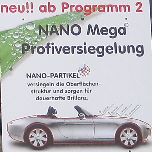 ab Programm 2 mit &quot;kostenloser&quot; Nano Versiegelung