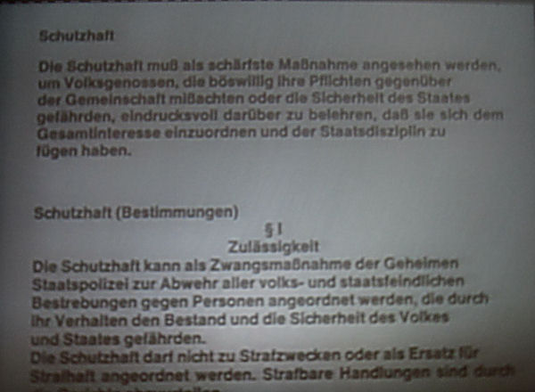 KZ-Gedenkstätte Dachau: Bilder der Kino Vorführung