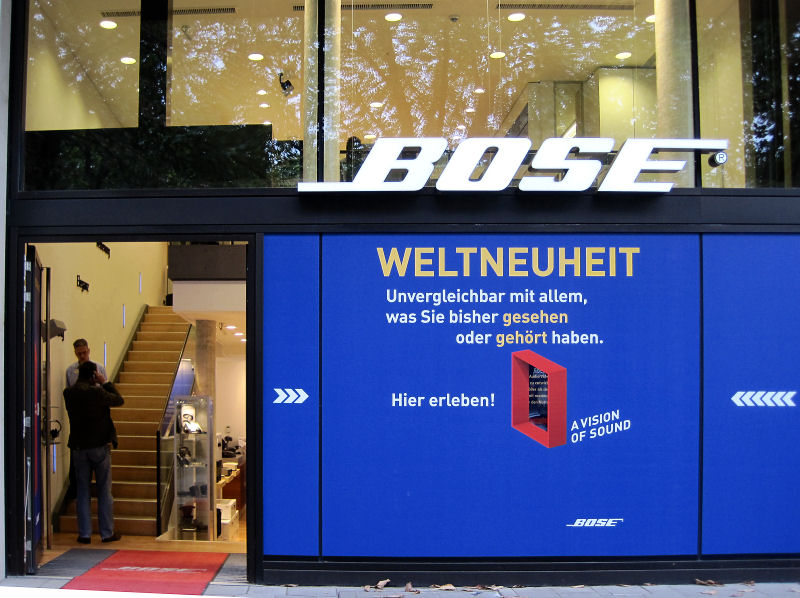 Bose im &quot;ruigen Zentrum&quot; im Bankenviertel