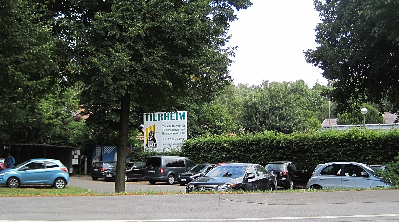 Das Tierheim in Gelsenkirchen, nahe am Zoo