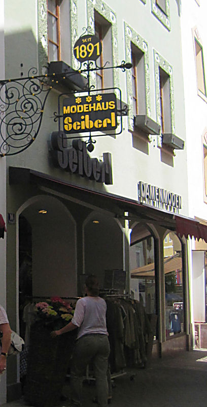 Bild 1 SEIBERL-MODEHAUS in Berchtesgaden