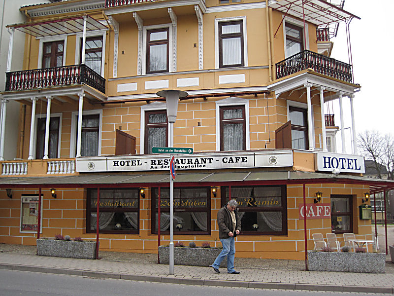 Hotel-Restaurant an der Hauptallee, sehr gute Lage