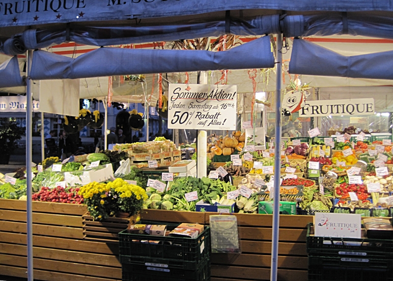 auf dem Viktualienmarkt