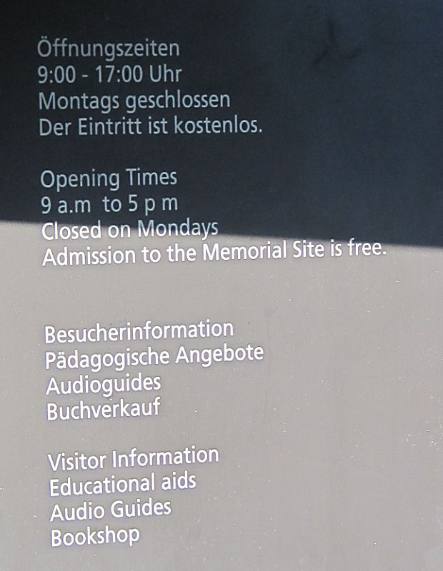 KZ-Gedenkstätte Dachau Öffnungszeiten