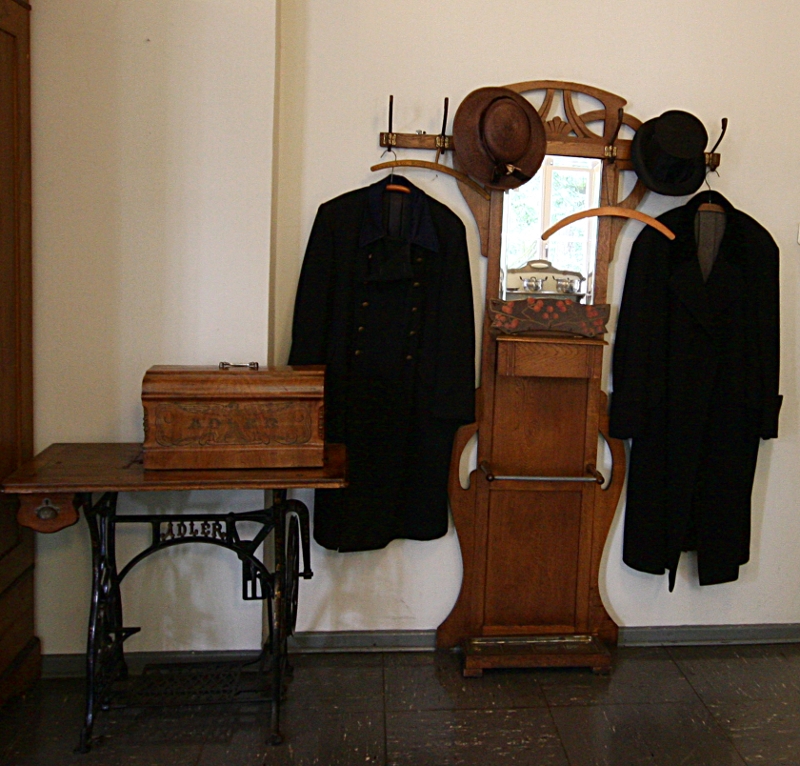 Heimatmuseum Wanne - Garderobe vor der Wohnküche