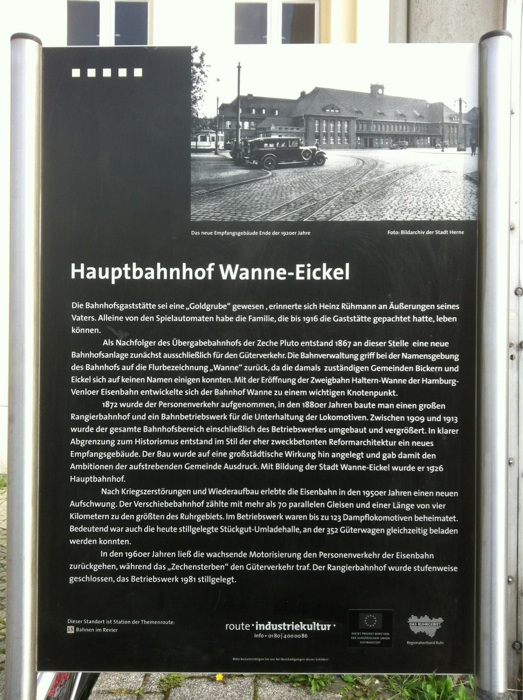 Bild 1 Rad-Station Wanne-Eickel Hbf. in Herne