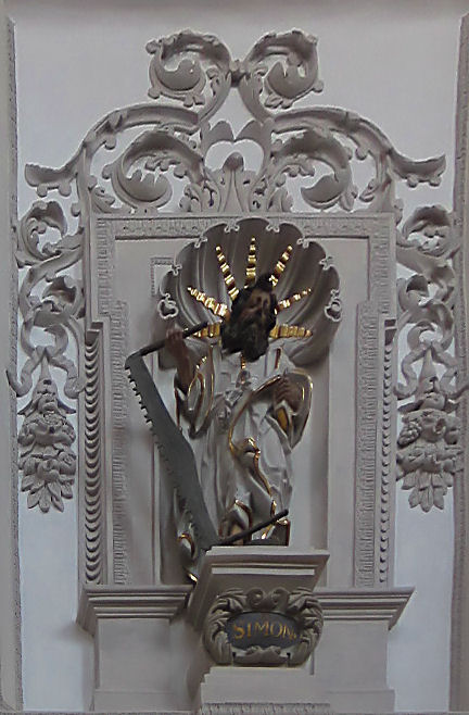 Mariä Himmelfahrt in Landsberg am Lech - der heilige Simon
