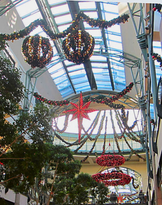Das Centro zur Weihnachtszeit - hübsche geschmückt