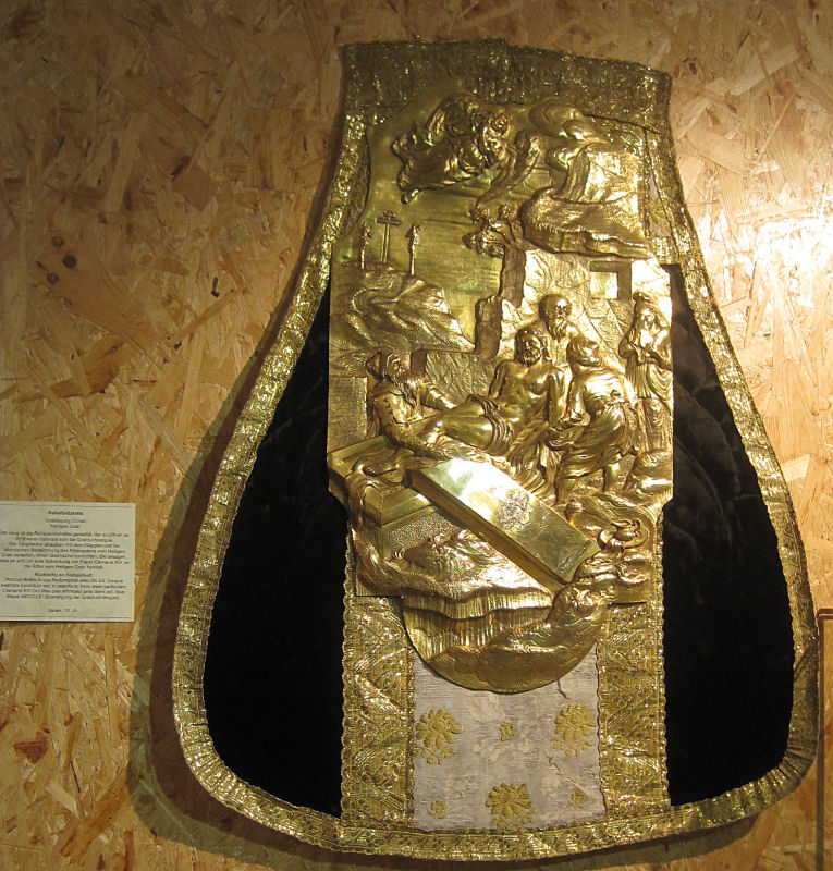 Reliefbildplatte - Grablegung-Christi - Heiliges Grab - Italien18. Jhdt.