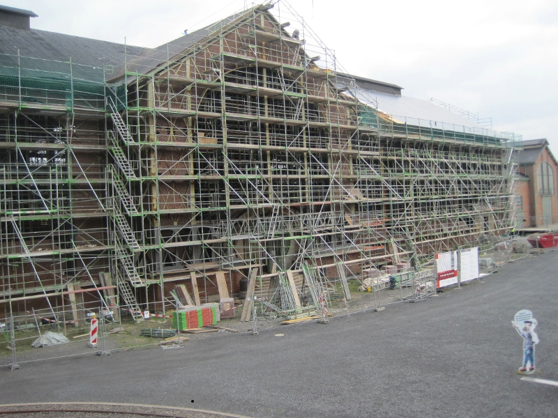 Die Maschinenhalle wird noch bis 2012 umgebaut