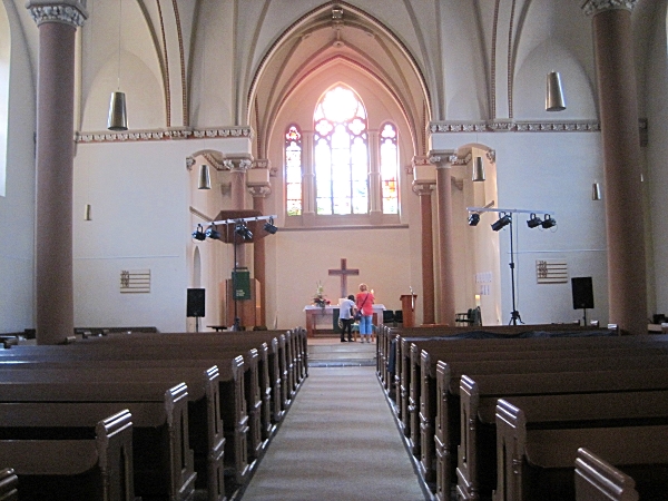 Die evangelische Christuskirche in Wanne Mitte
