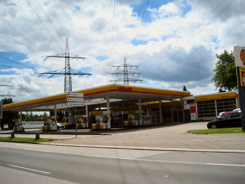 Bild 1 Shell Tankstelle in Gelsenkirchen