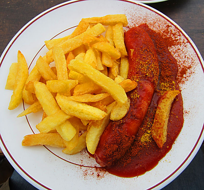 Currywurst pikant