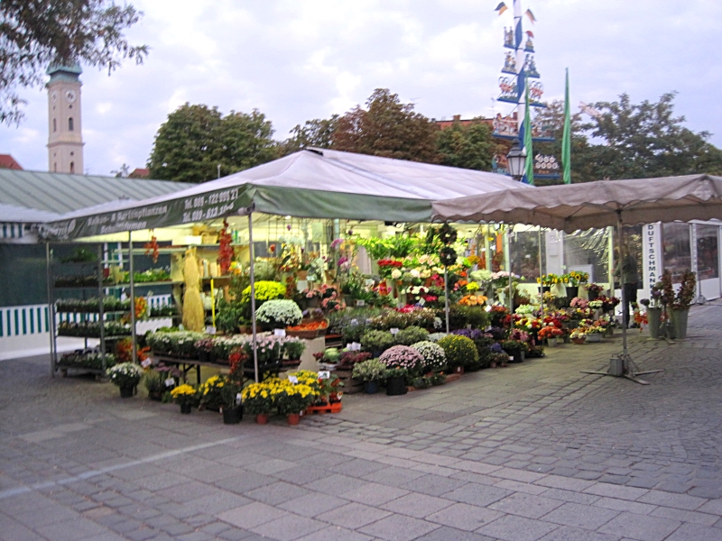 auf dem Viktualienmarkt