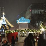 Dresdner Winterlichter - Weihnachtsmarkt auf der Prager Straße in Dresden