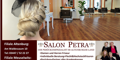 SALON PETRA MEUSELWITZ PERÜCKEN & FRISEUR FACHGESCHÄFT in Meuselwitz in Thüringen