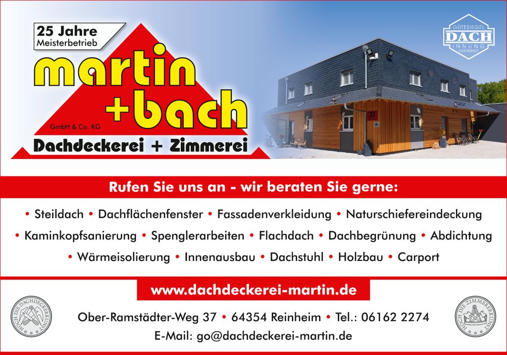 Nutzerfoto 2 Martin + Bach GmbH & Co. KG Dachdeckerei + Zimmerei